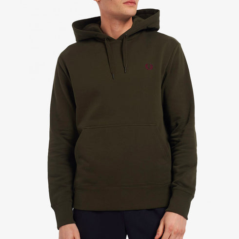 Fred Perry 繡花圖案帽衫